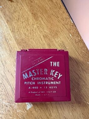 The Master Key Chromatic Pitch Instrument - Burgundy Case
